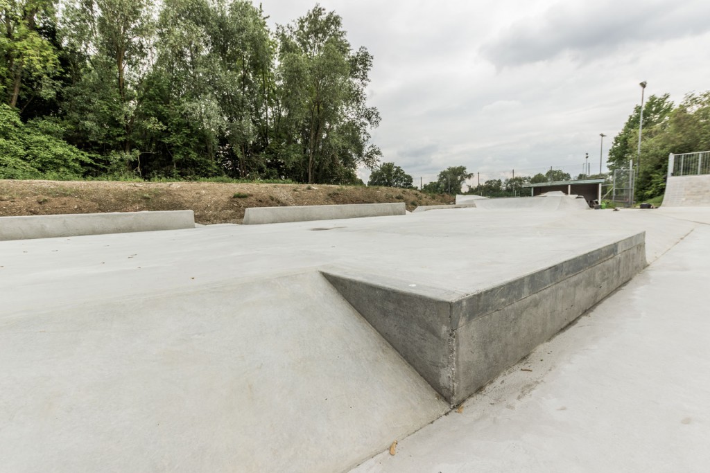 Skatepark Augsburg - Trainingsstätte von Skateboard Bayern, Vereinsgelände der Abteilung Skateboard, FSV Inningen